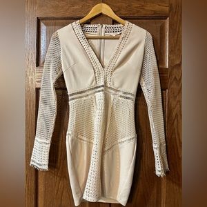 Luxxel crotchet detail dress